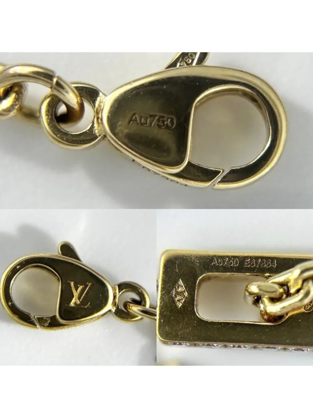 Louis Vuitton Pendant Pendentif LV XL with Adjustable Star